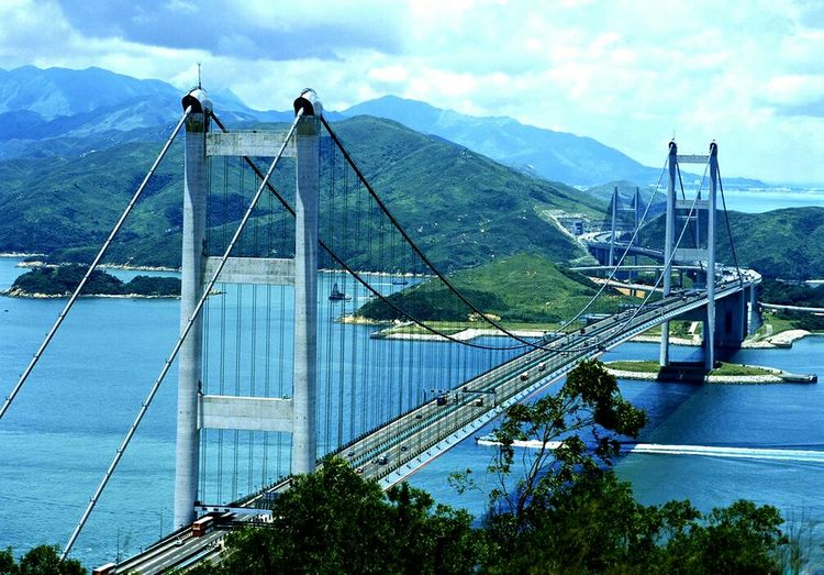 原创瞰17座全球主跨超千米的著名悬索桥