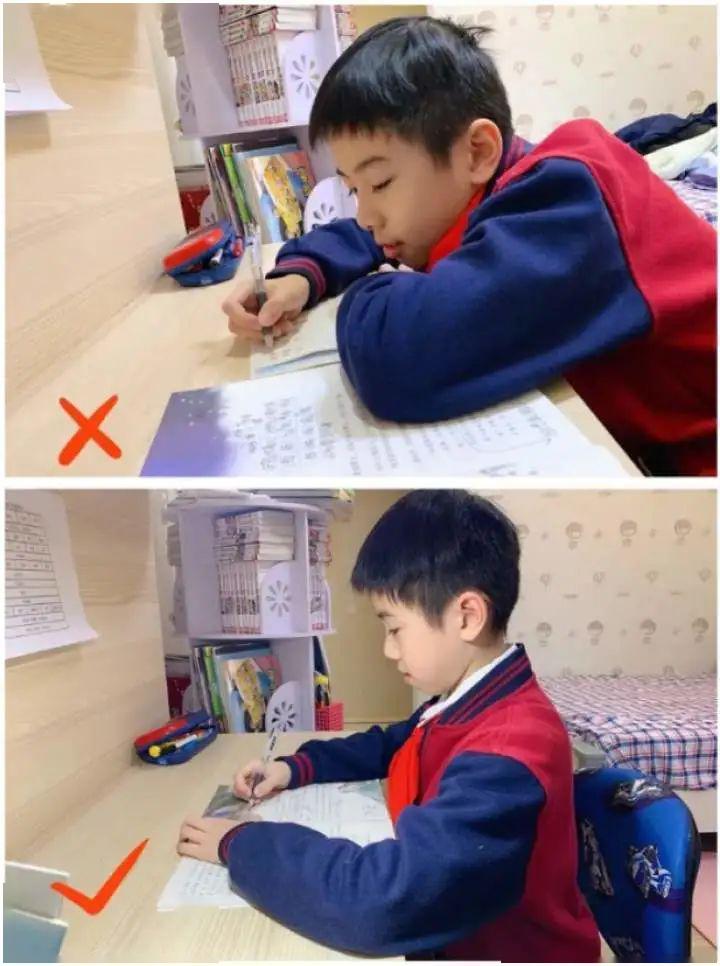 虽然被老师父母千叮咛万嘱咐写作业姿势要标准,但是却很少有孩子习惯