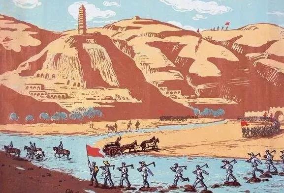 宝塔山延河水,万里长征"落脚点"_延安