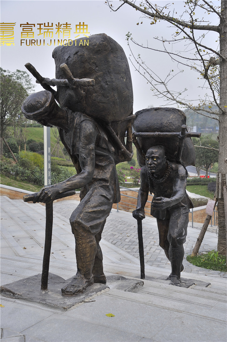 富瑞精典铸铜雕塑四川遂宁鹭栖湖公园丝绸之路