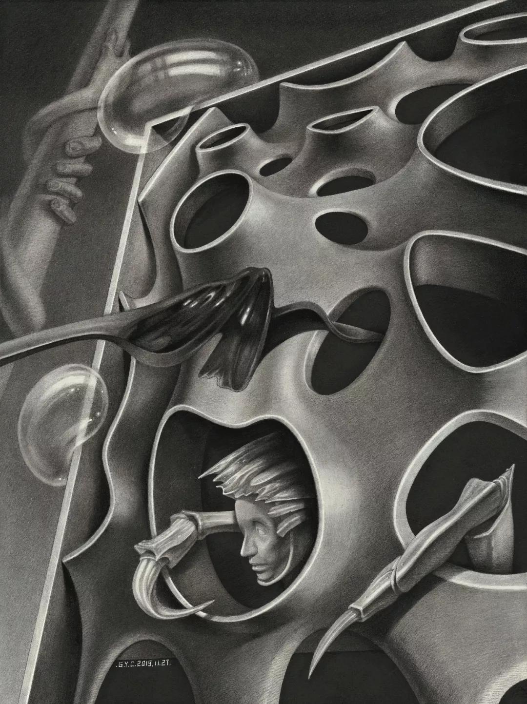 考前干货2019年央美设计我的群体范画解析之造型基础篇