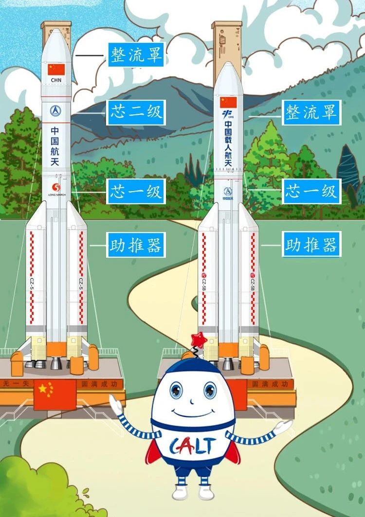 火箭助推器卡通图片