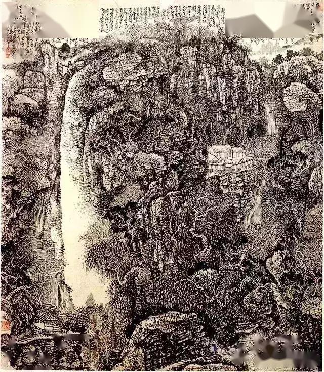 黄秋园山水画谱果然是一代大家