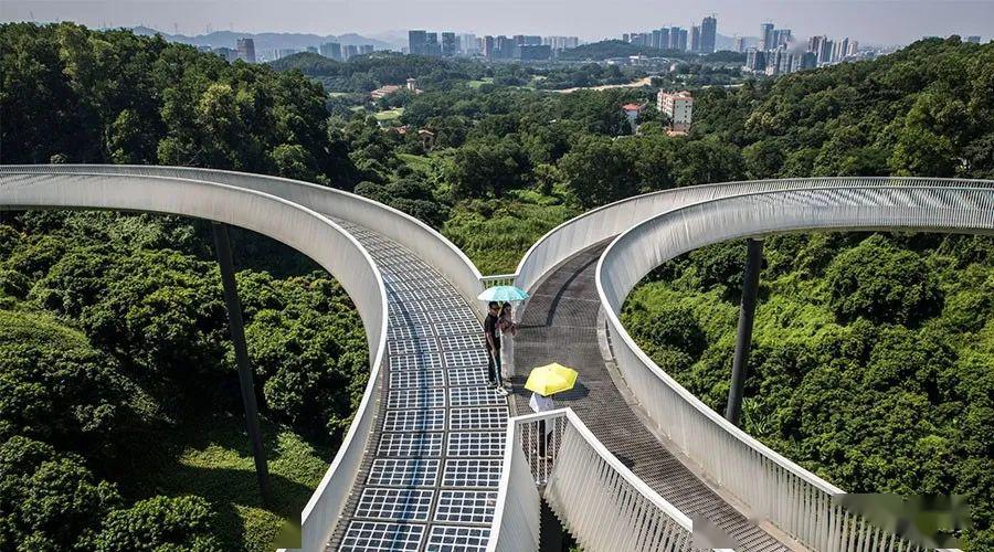 设计分享对绿道的新诠释深圳光明小镇三桥与绿道一期