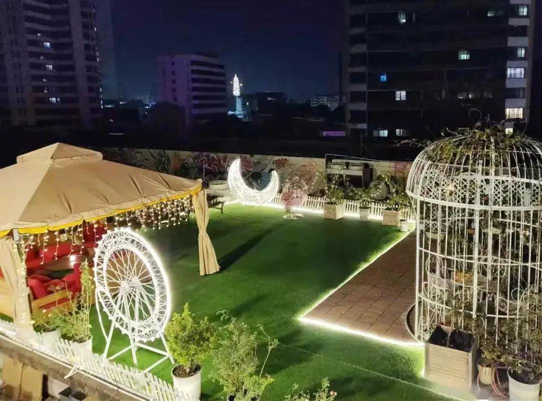 南风古灶网红打卡轰趴380㎡户外室内空中花园式轰趴馆满足你的聚会和