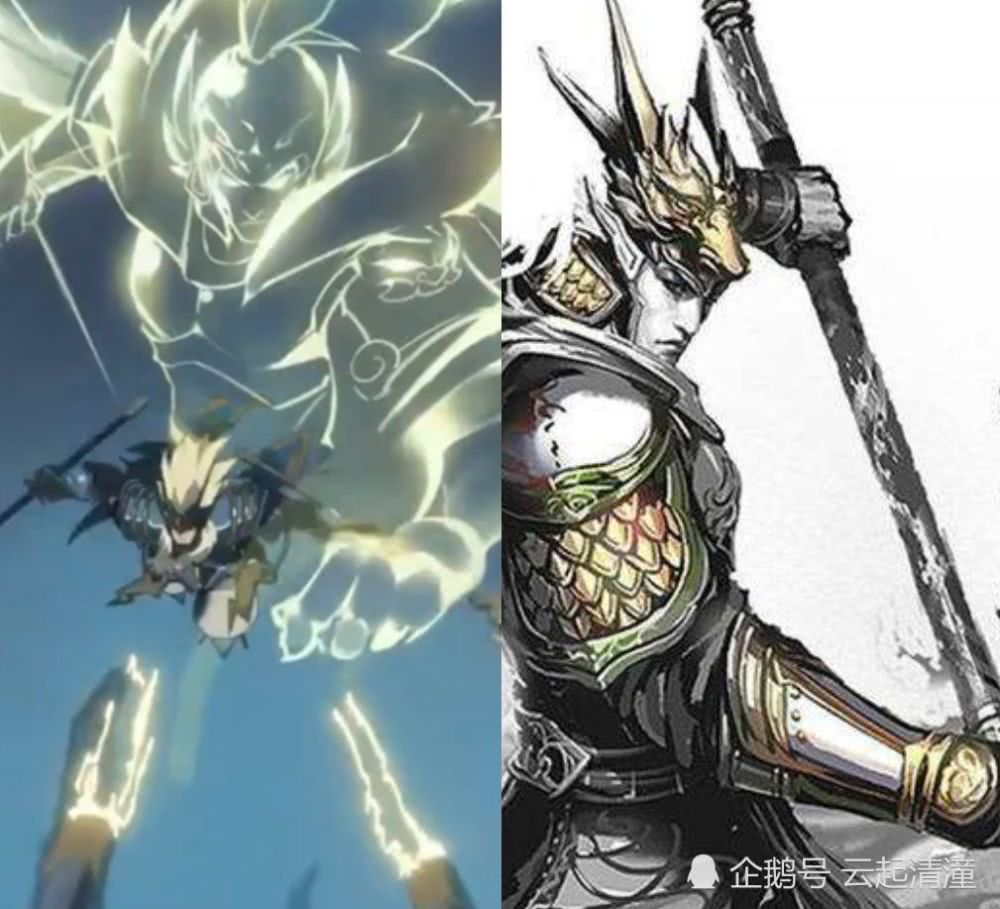 在镇魂街当中,关羽也是一身绿色,头顶的帽子也是颜色不浅.