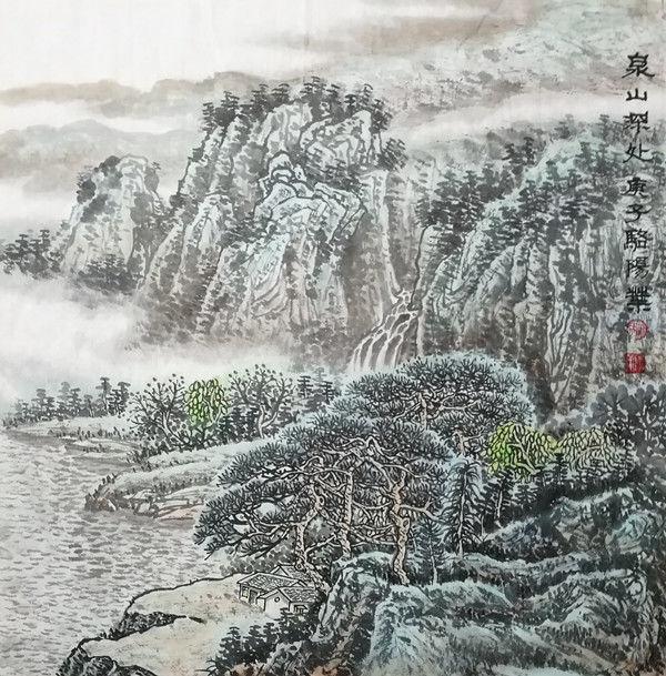 作品欣赏出版有《骆阳叶花鸟画册》,《骆阳叶山水画作品选》,《书画