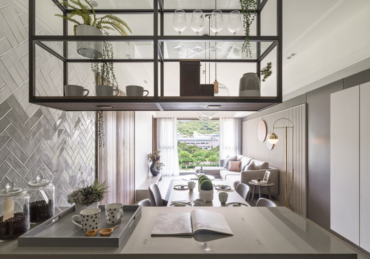 动迁房装潢案例丨一面墙是一片景,用设计营造别致的室内景色