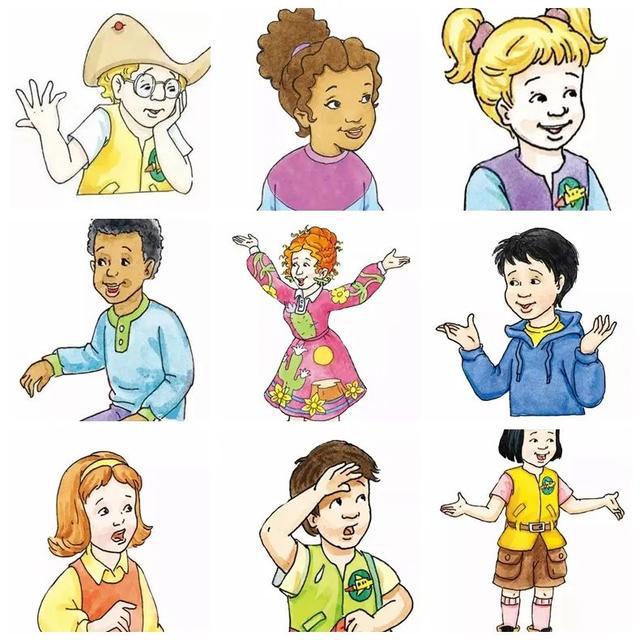 除了卷毛老师,还会遇到很多人物:阿诺,卡洛斯,菲比,旺达,弗洛丽