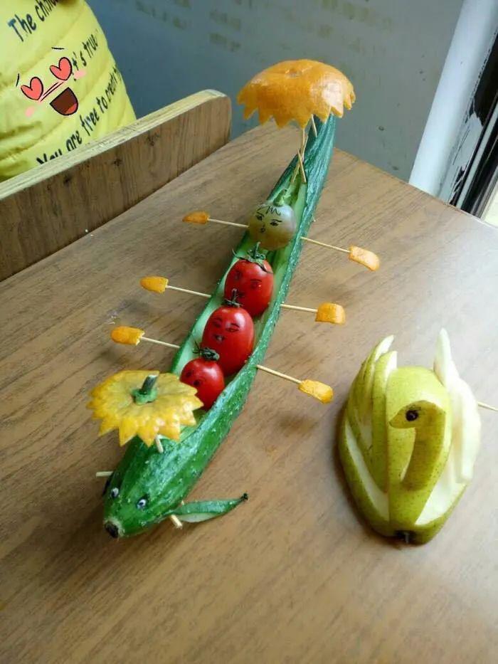 水果蔬菜立体手工作品图片
