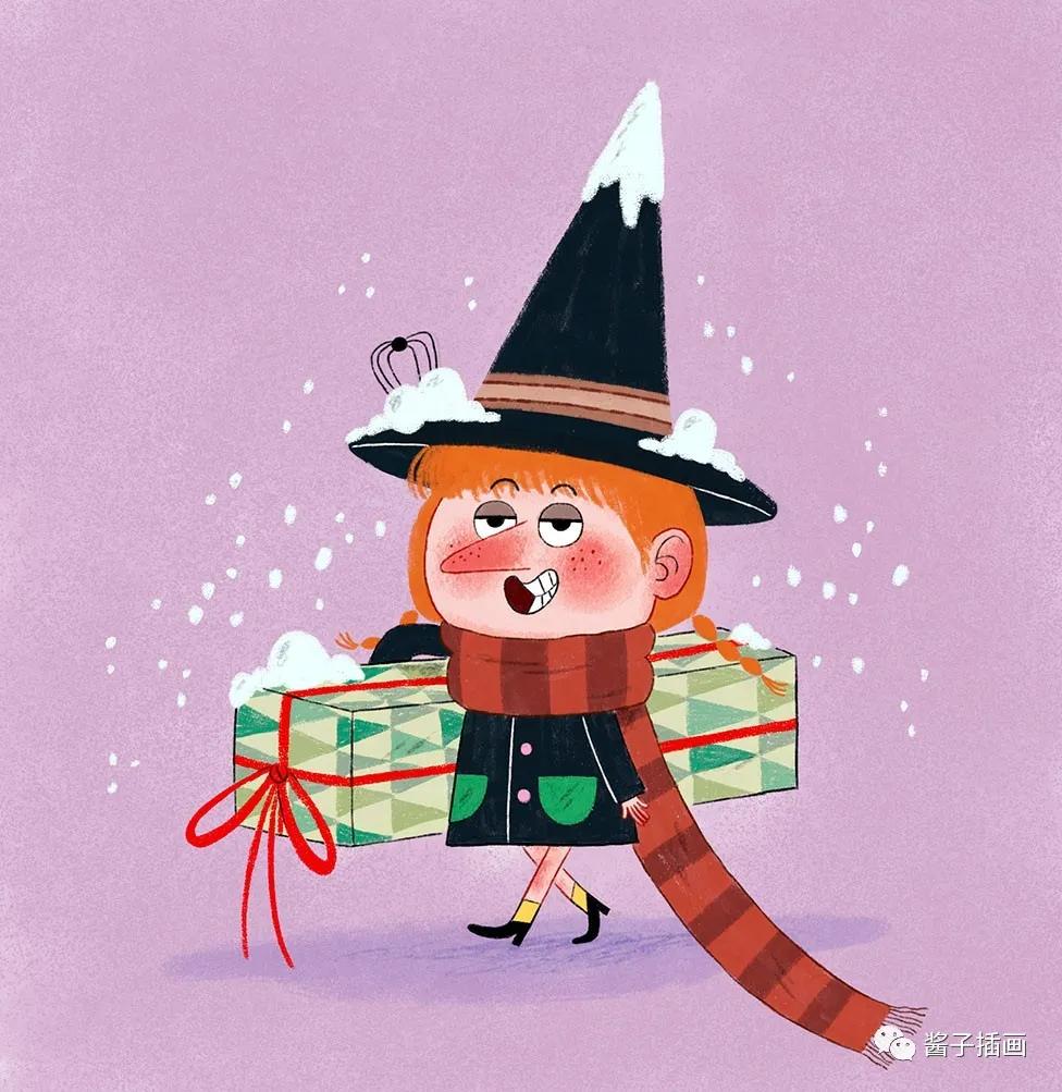 插画西班牙anaduna肆无忌惮的人物造型萌化