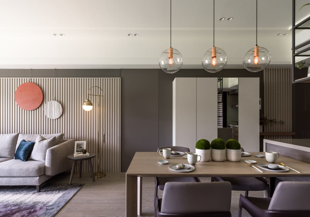 动迁房装潢案例丨一面墙是一片景,用设计营造别致的室内景色