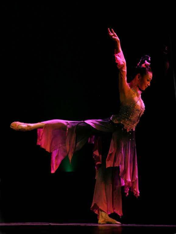 舞蹈《爱莲说》的动作特点动作是塑造形象和表达情意的主要手段,也是