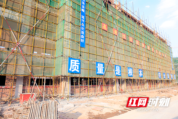 劳动者之歌丨临武县玉潭学校五一期间建设不停工不断档