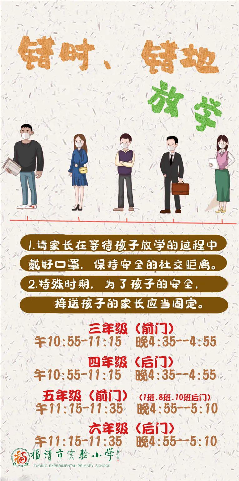 开学啦福清市实验小学关于三六年级学生复学返校致家长一封信