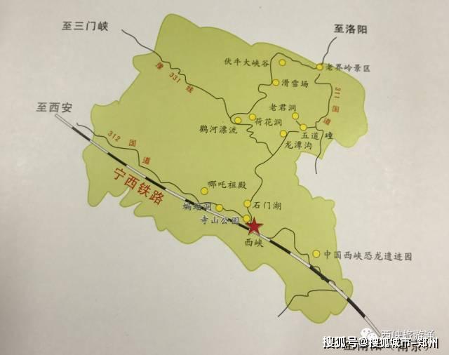 西峡县城区交通地图图片