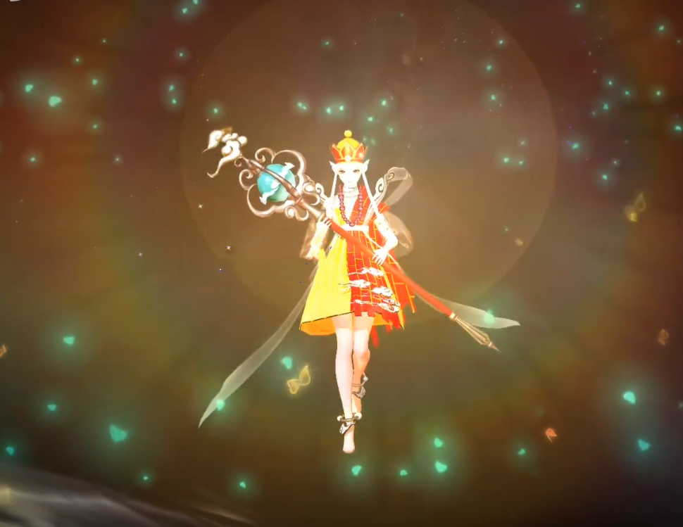 玩家自制遇见神鹿皮肤建模毫无违和感看到正面颜值我爱了