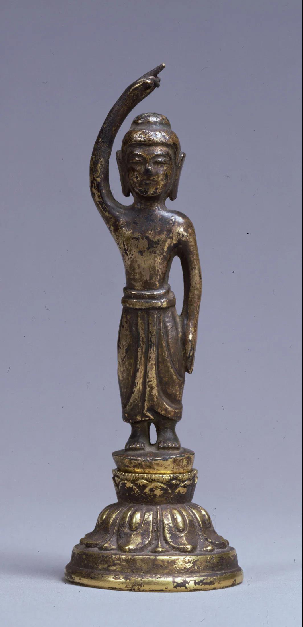 飞鸟时代金铜释迦太子像