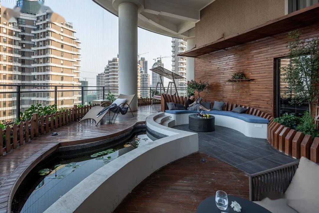 恋家在武汉一个人住340m05的花园大平层到底有多爽