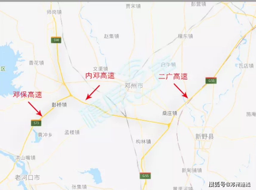 邓州至渠首高速公路图片