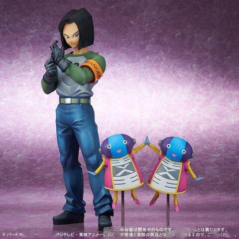 「龙珠超」中的人造人17号手办登场!附带两个全王