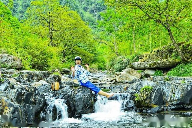 汉中户外爱好者重走红军路映山红成路标