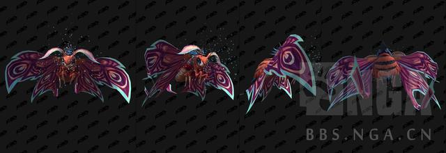 魔兽9.0:坐骑预览 - 炽蓝仙野飞蛾