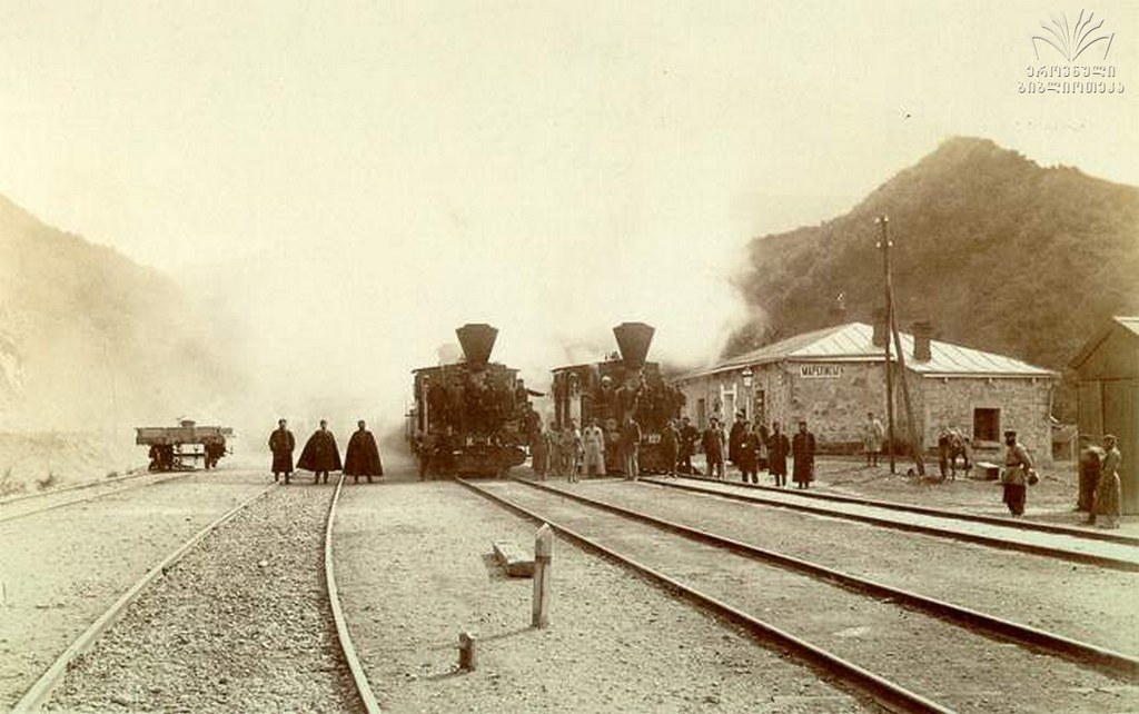 历史老照片:二十世纪初的高加索铁路