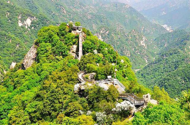 河南灵宝:中原第一峰 最晚春归处_汉山