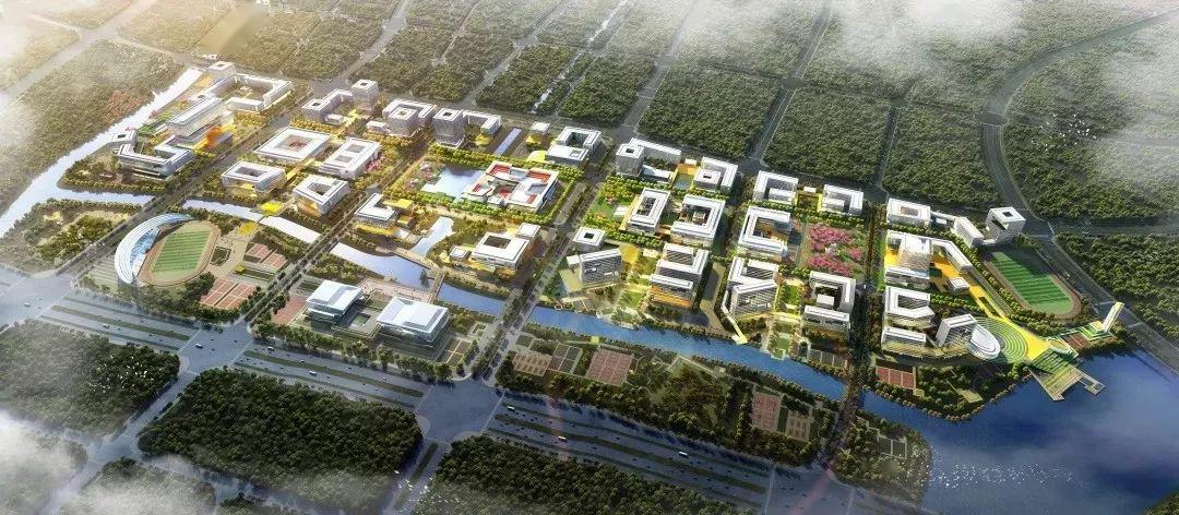 天津大学福州国际校区位于福州滨海新城职教城内,规划占地面积约2000