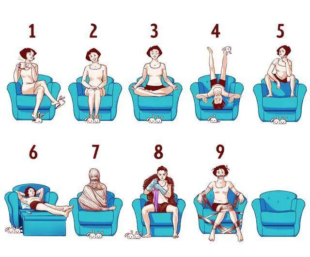 这9种坐姿或许可以表明你内在的真实个性