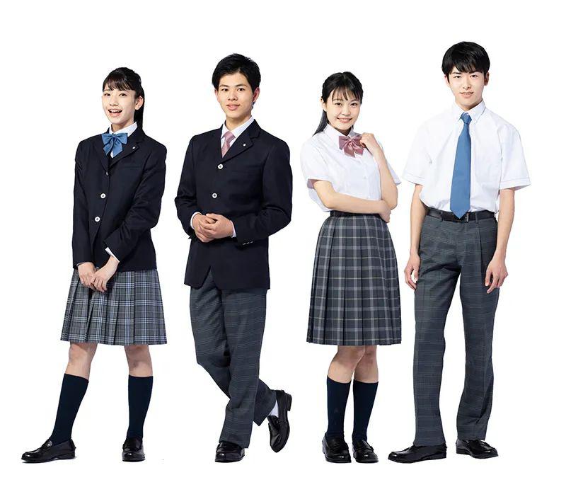 典型的西服式校服(爱知县名古屋市至学馆高中) 现在让我们把时间拉