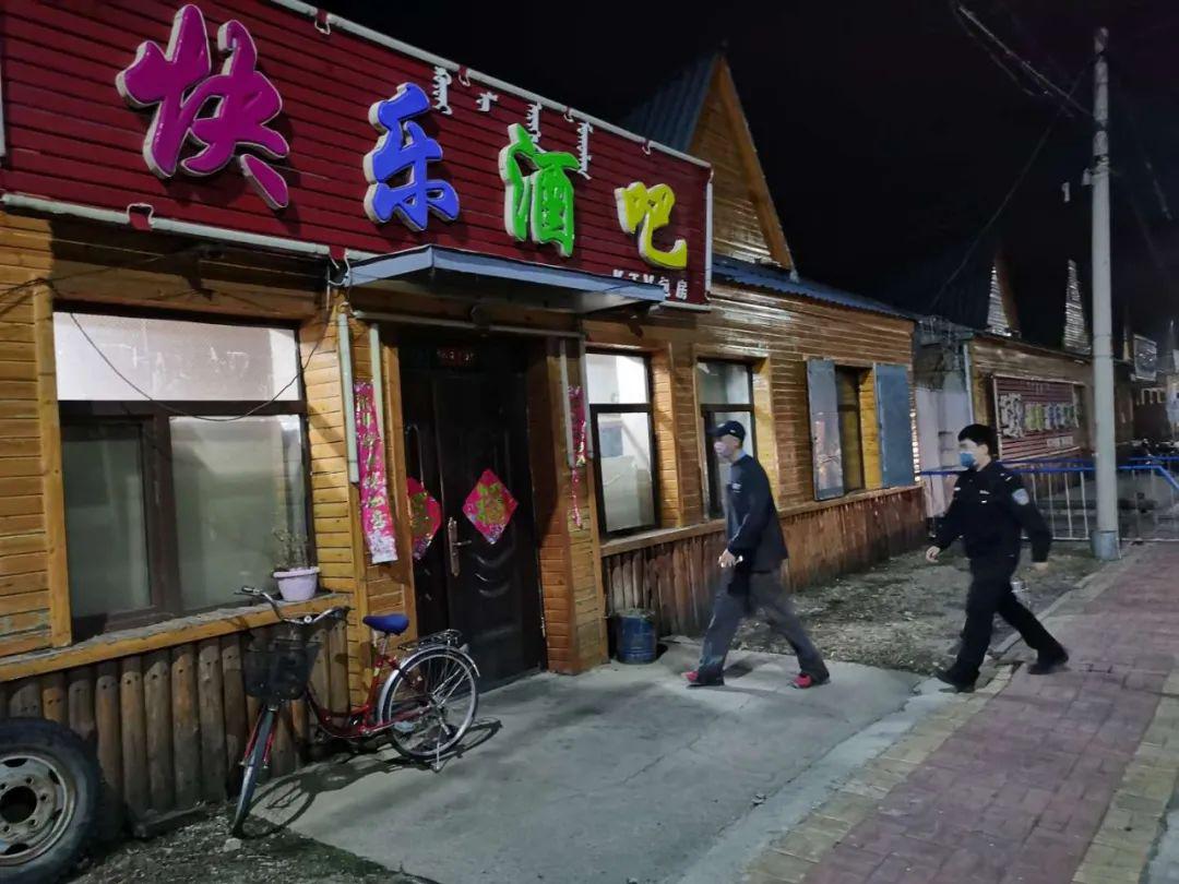 图里河镇开展暂停营业娱乐场所检查工作