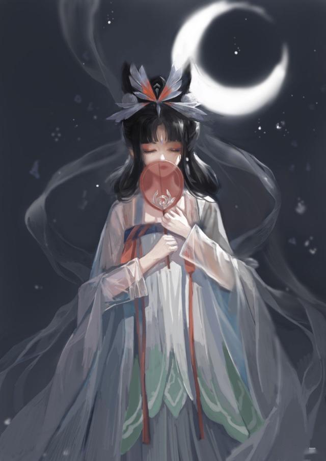 王者嫦娥壁纸夜晚的太阳保护属于它的人