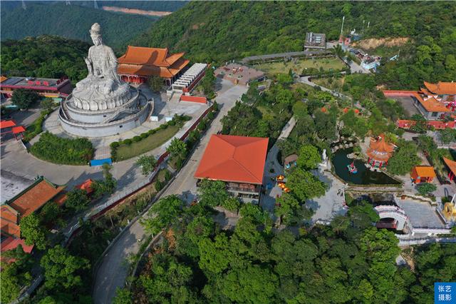 後因戰亂幾經荒廢,為重現古寺盛景,觀音山國家森林公園建成時,山頂