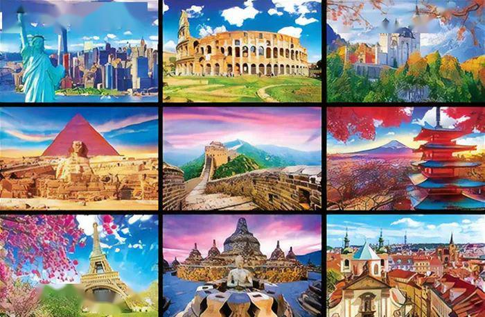 突然爆火全网柯达推出世界最大拼图5万片拼出27个世界美景