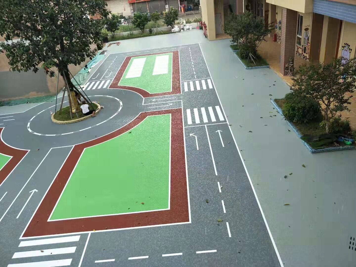 少儿儿童交通安全教育消防安全教育地面材料地板定制专用学校幼儿园