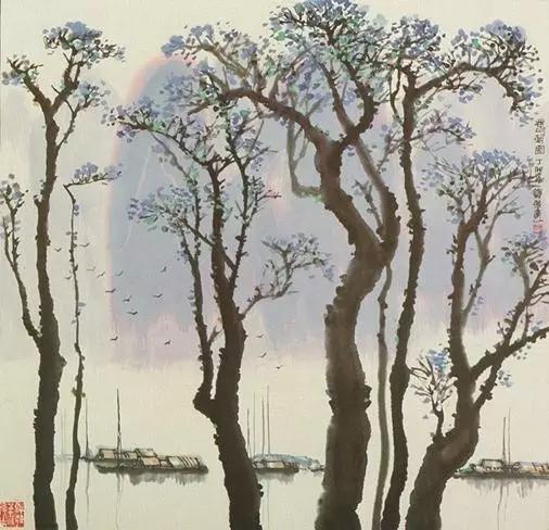 水墨画里的春天如痴如醉