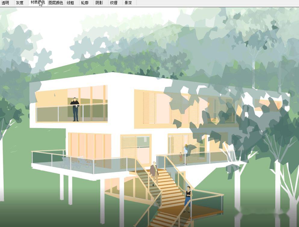 在su中如何导出ps适用的白模图片
