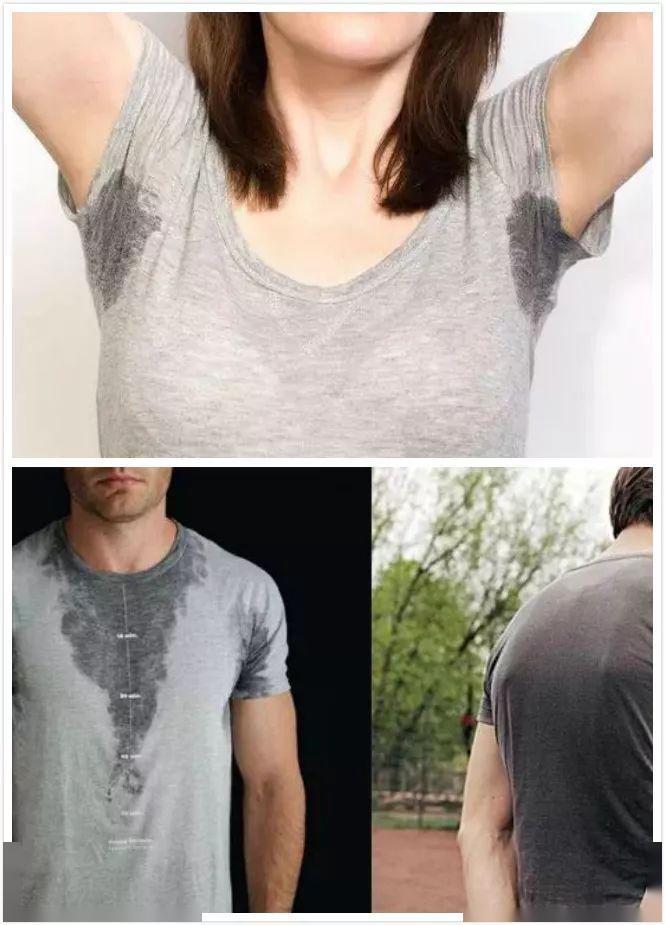 腋下,胸前湿了一大片,就算你貌比潘安,气质也直接减到负分.