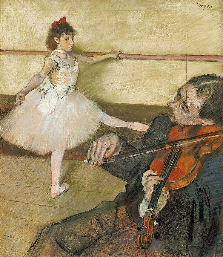 印象派画家,埃德加·德加,色粉人物场景篇