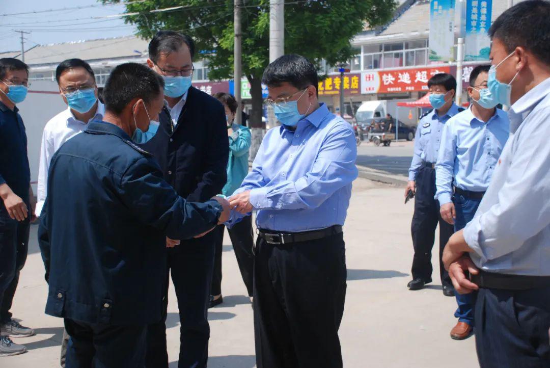 5月6日,高唐县委副书记,县长刘奎忠到时风中学杨屯校区,固河中学,尹集