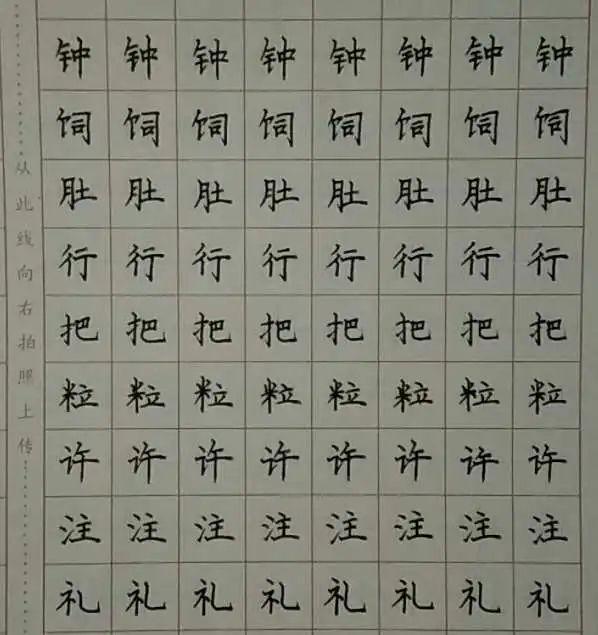 神笔章法小明星 | 河北省安国市书写中国神笔章法李鑫儿_书法