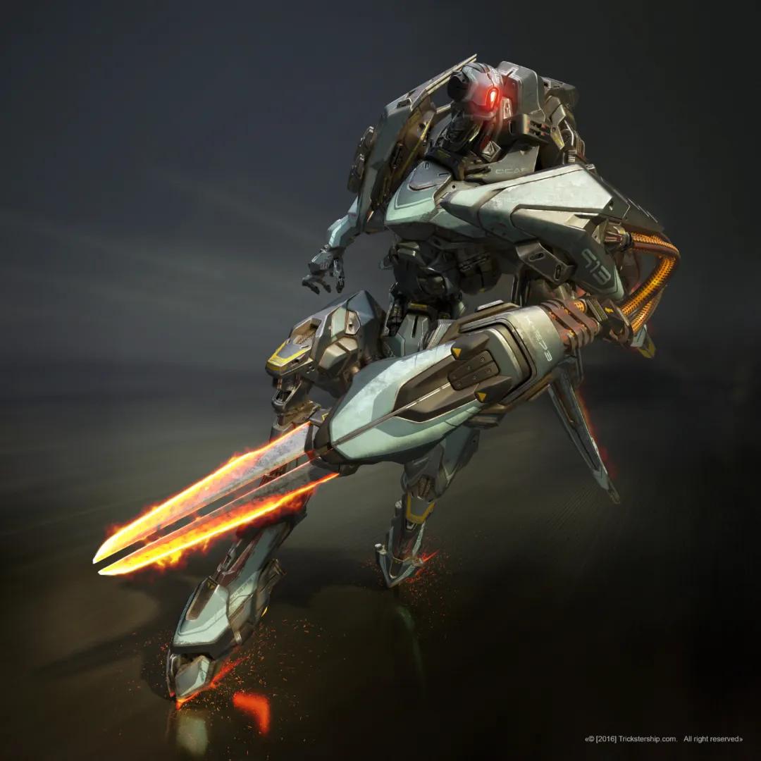 作品《interceptor》看看这个优秀的机甲建模作品,细腻!炫酷!质感!