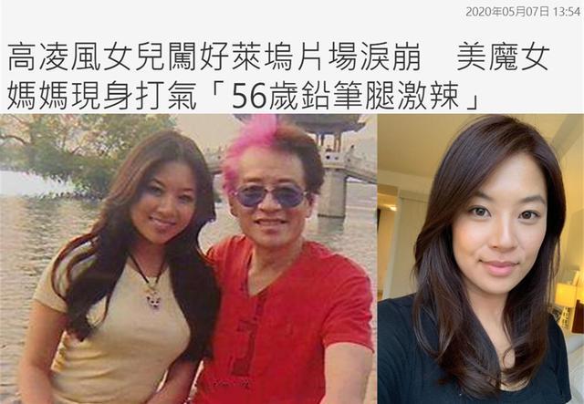 高凌风女儿闯荡好莱坞获56岁美女辣妈探班母女如姐妹花