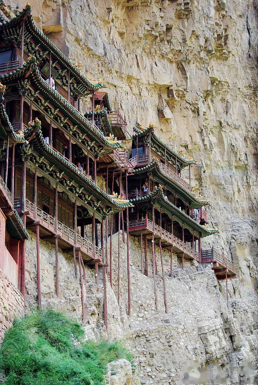 山西·大同悬空寺08一直是个谜不得而知至于峰顶砖塔何故所建在近代无