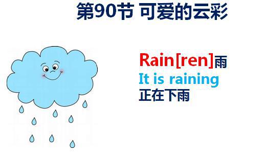 下雨的英语怎么说_下雨的英语怎么说读