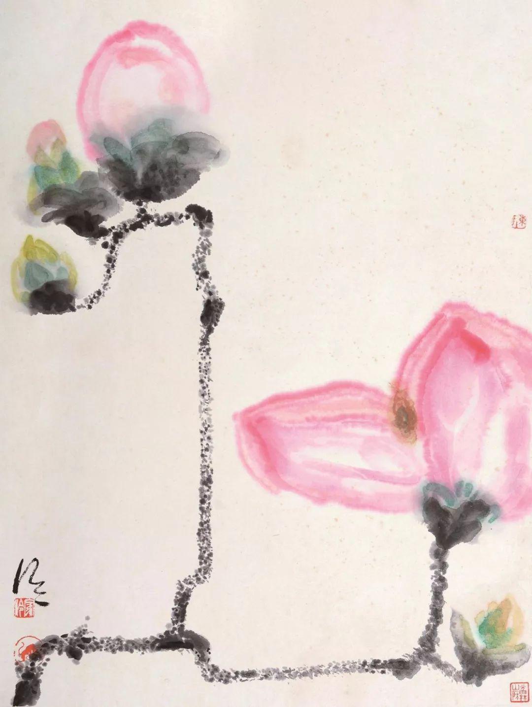 他的独特画法,让他成为最具争议的画家之一_陈家泠