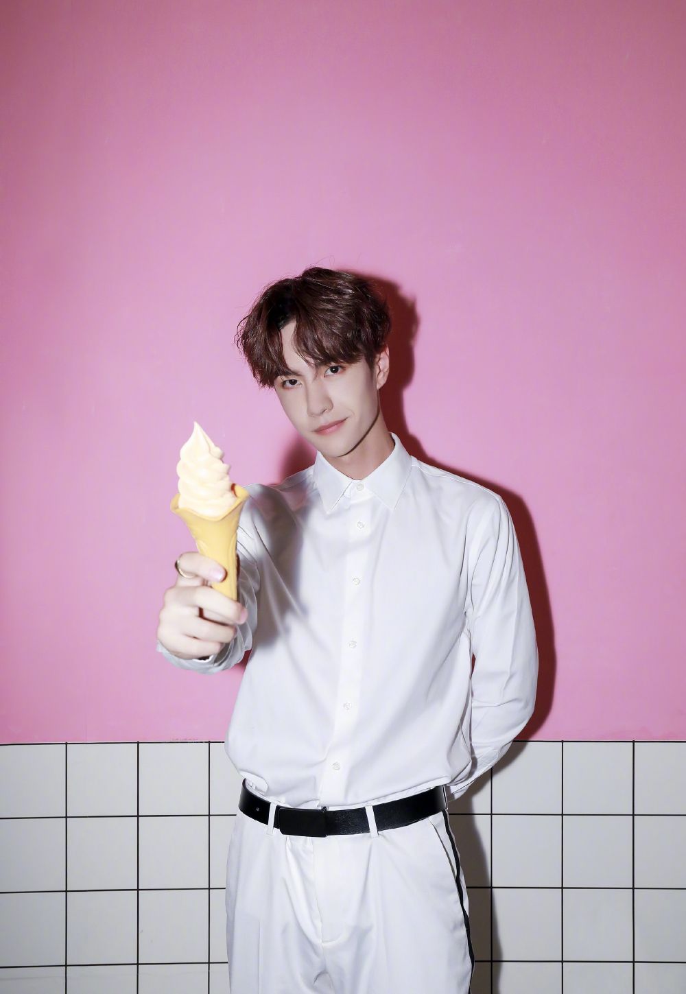 奶盖王一博,太奶了一笑我的心都化了