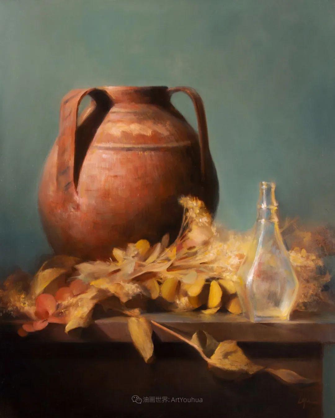 水果与静物美国女画家莉亚洛佩兹静物油画作品赏析